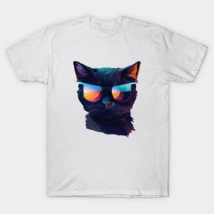 Cool Cat with glases T-Shirt